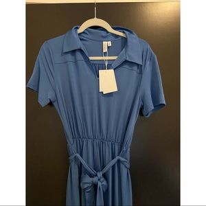 NWT And & Other Stories Blue Maxi Belted Dress